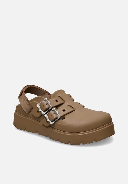 Crocs - Loaferette bejeweled clog - sepia
