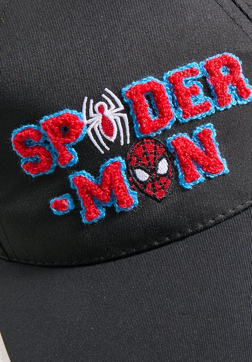 Pop Candy - Spiderman Flock Cap - black