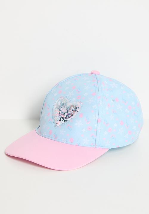 Pop Candy - Frozen 3D Heart Cap - blue/pink