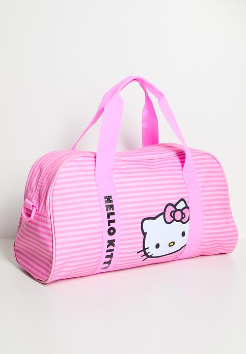Pop Candy - Hello Kitty Striped Duffle - pink