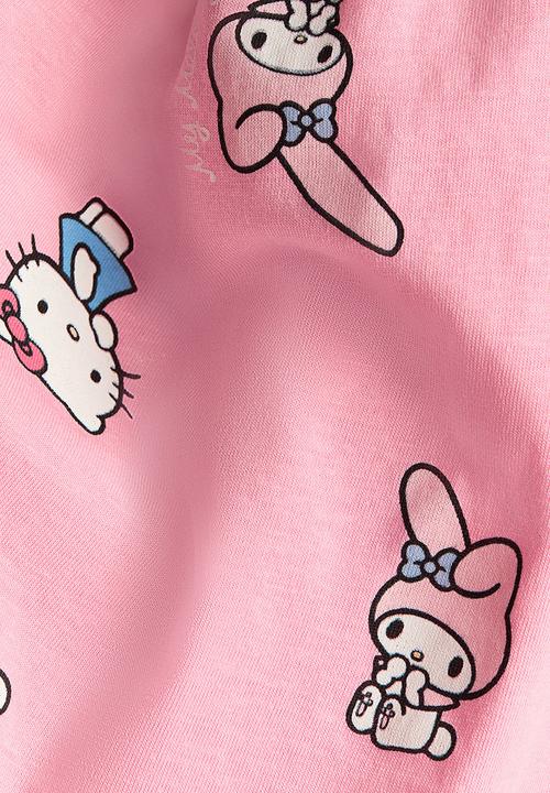 H&M - Printed cotton dress - pink/sanrio