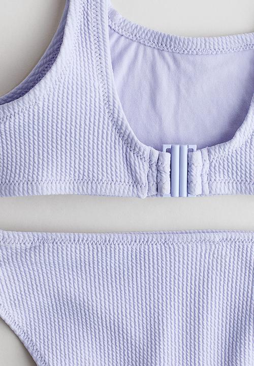 H&M - Textured bikini - lilac