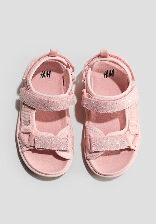 H&M - Scuba sandals - light pink/glittery
