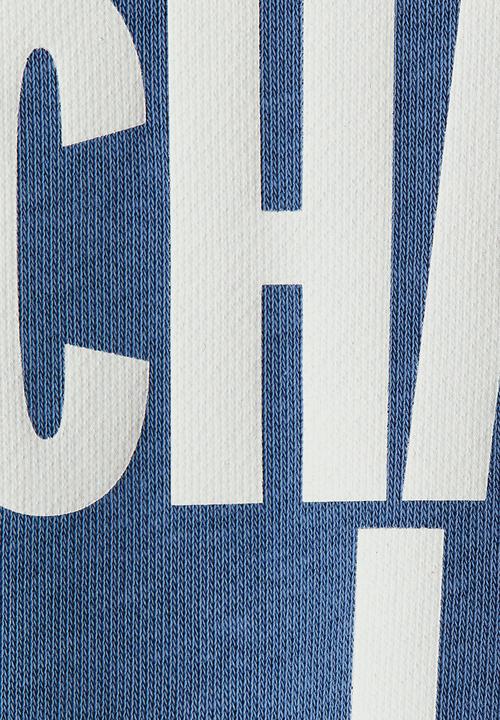 H&M - Print-motif T-shirt - blue/uefa champions league