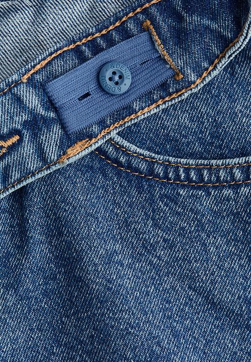 H&M - Baggy fit denim shorts - denim blue