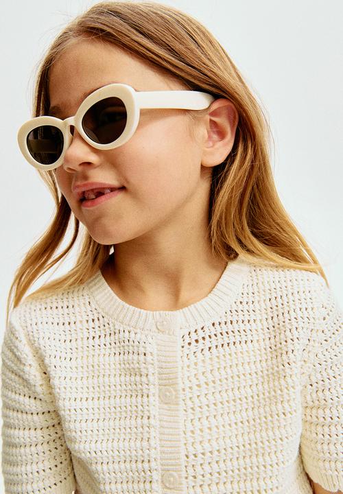 H&M - Textured-knit cardigan - cream