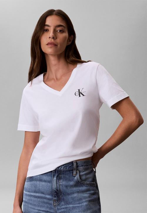 Calvin Klein - Monologo vnk 2pack tee - aged redwood