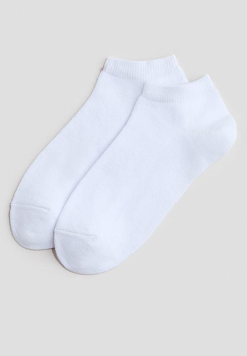 H&M - 10-Pack trainer socks - white/pink/purple