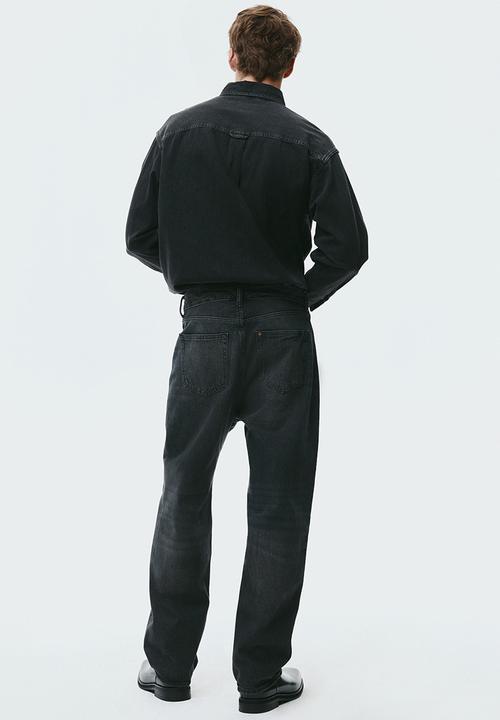 H&M - Loose jeans - washed black