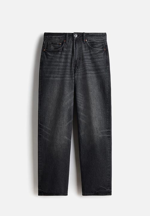 H&M - Loose jeans - washed black