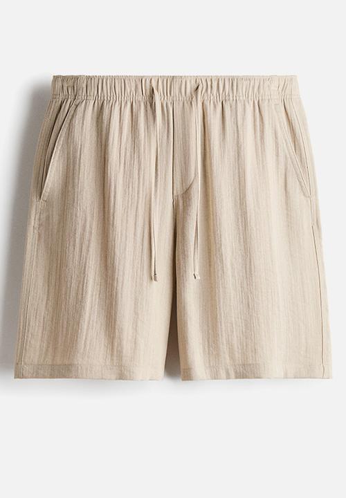 H&M - Loose fit shorts  - light beige