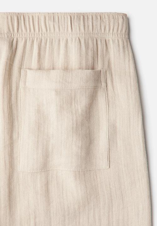 H&M - Loose fit shorts  - light beige