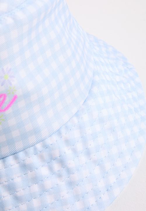 Pop Candy - Barbie Gingham Bucket Hat - blue check