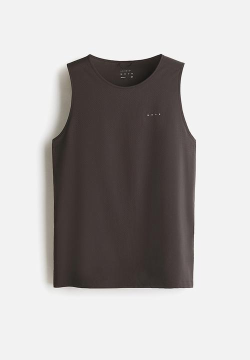 H&M - Regular fit sports vest top with drymove? - dark grey
