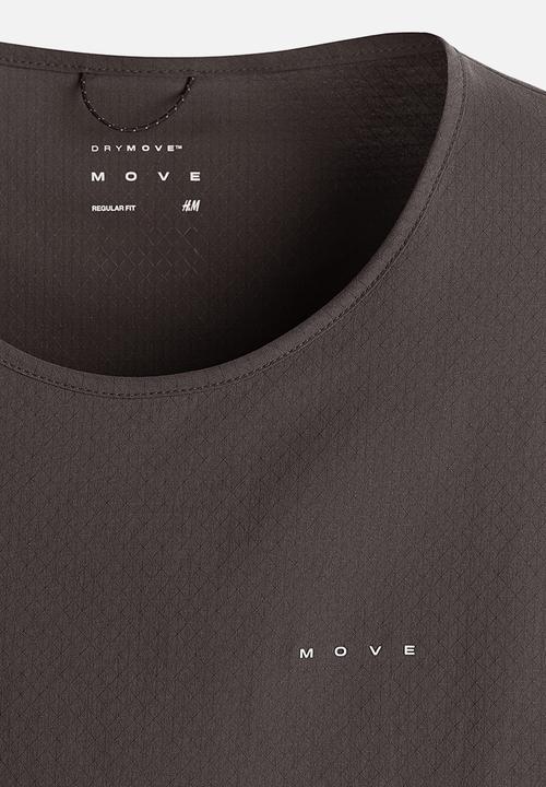 H&M - Regular fit sports vest top with drymove? - dark grey