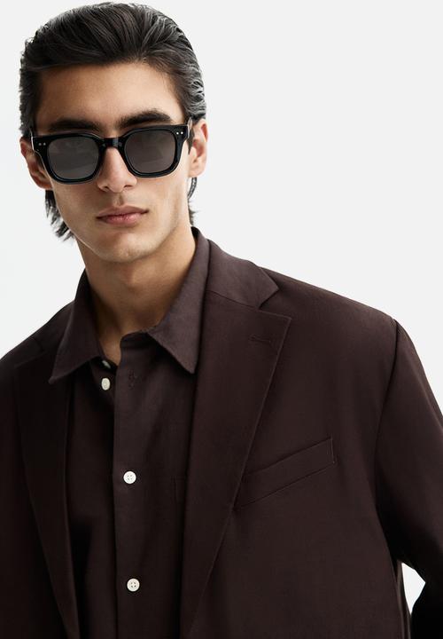 H&M - Relaxed fit jacket - dark brown