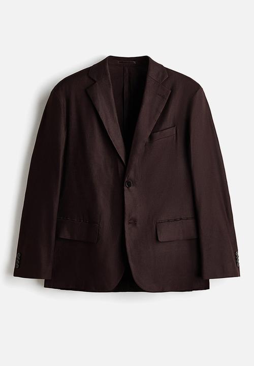 H&M - Relaxed fit jacket - dark brown