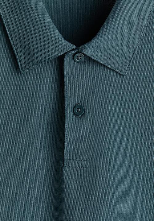 H&M - Coolmax? slim fit polo shirt - teal