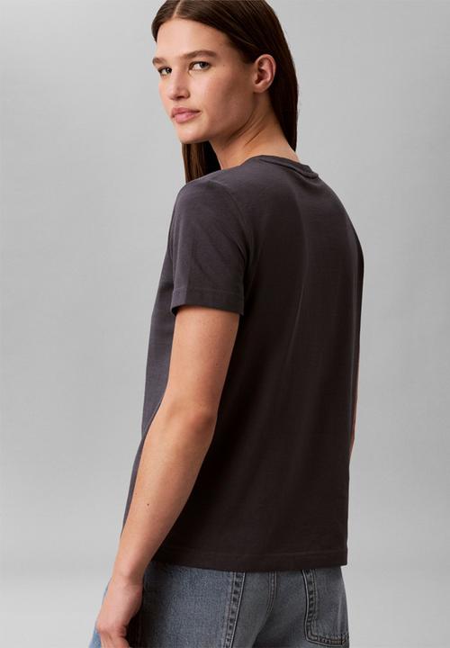 Calvin Klein - Short sleeve monogram crew tee - ebony