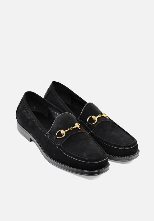 PC - Horsebit Suede loafer - Black