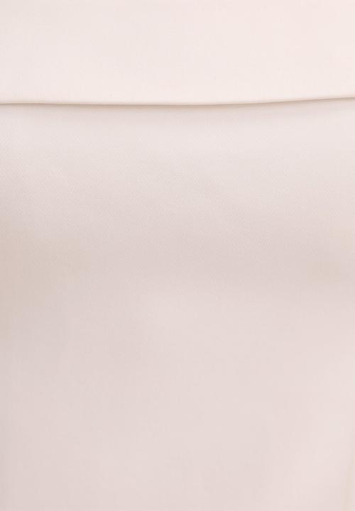 Forever New - Shelly halter mini dress in porcelain