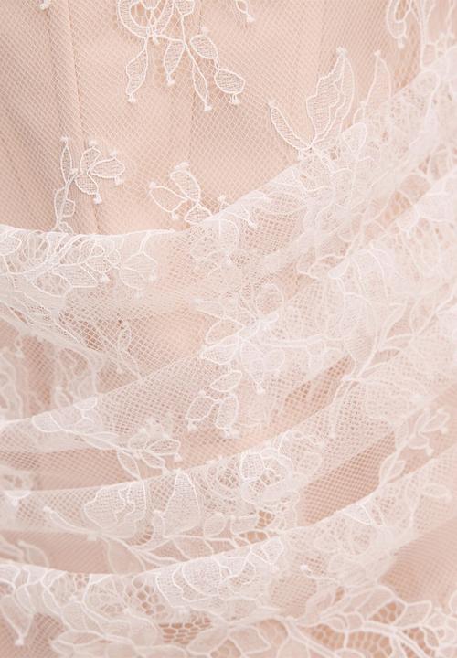 Forever New - Brenna corset lace mini dress in ivory