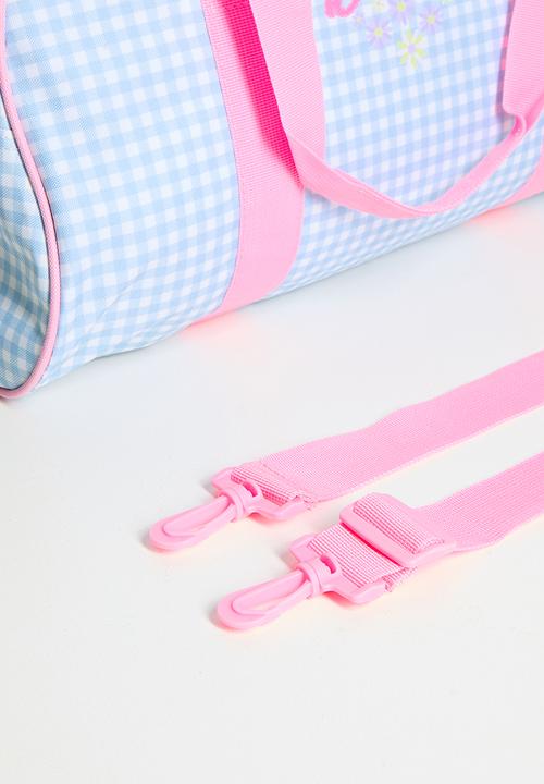 Pop Candy - Barbie Gingham Duffle - pink/blue check