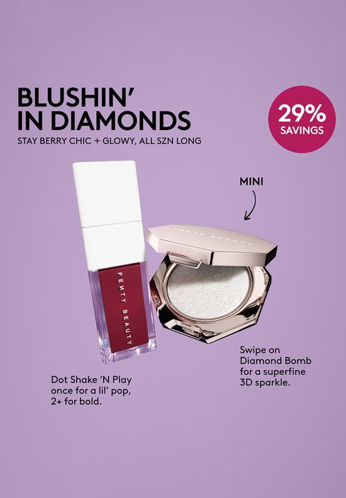 Fenty Beauty - Soft'Lit Liquid Blush & Mini Diamond Bomb Duo (Limited Edition)