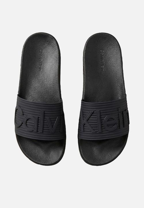 Calvin Klein - Ess Slide Texture - Triple Black