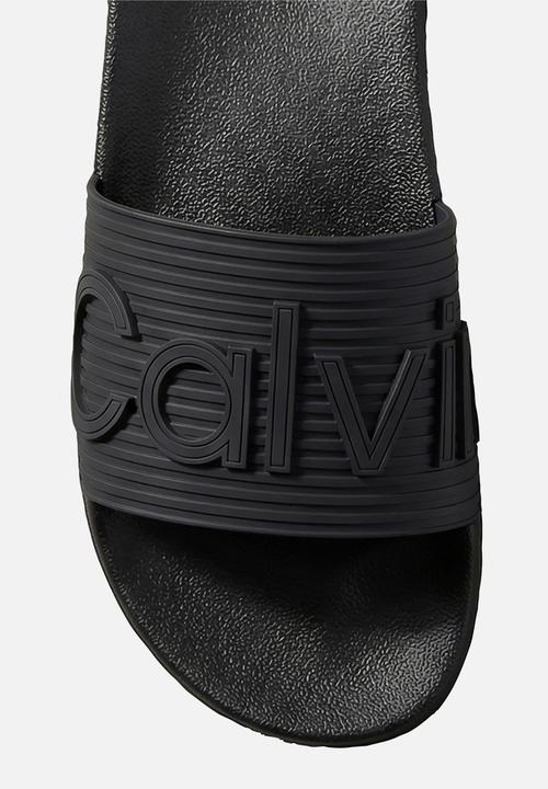 Calvin Klein - Ess Slide Texture - Triple Black