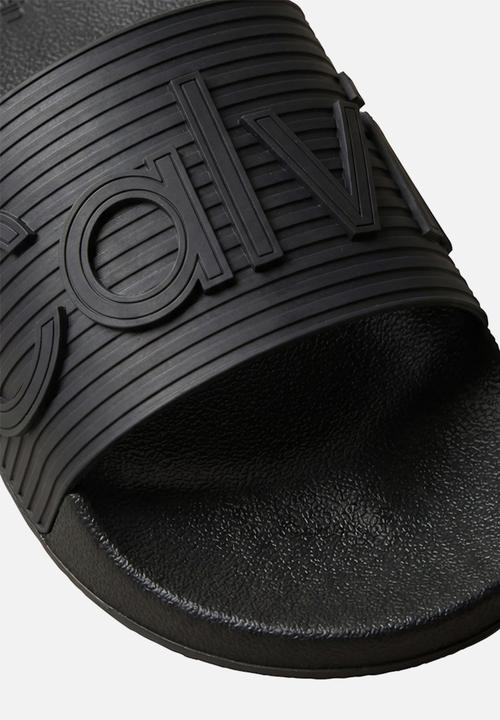 Calvin Klein - Ess Slide Texture - Triple Black