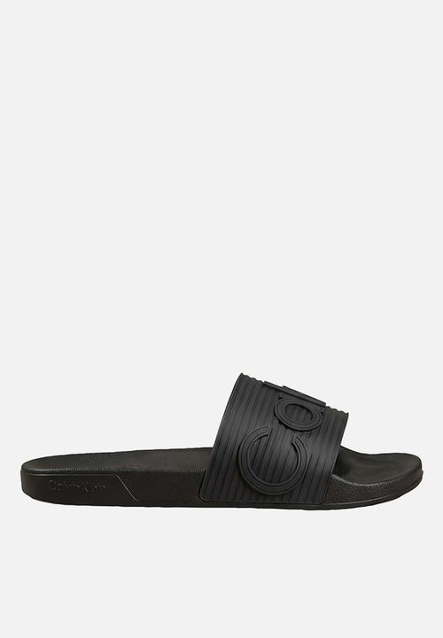 Calvin Klein - Ess Slide Texture - Triple Black