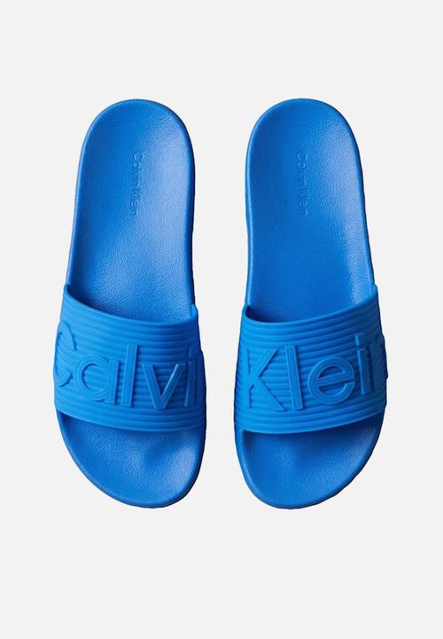 Calvin Klein - Ess Slide Texture - Lapis Blue