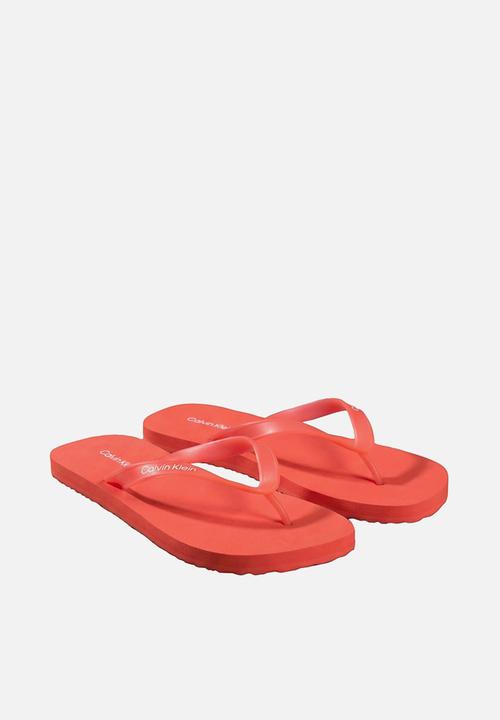 Calvin Klein - Beach Thong Slide - Orange Com