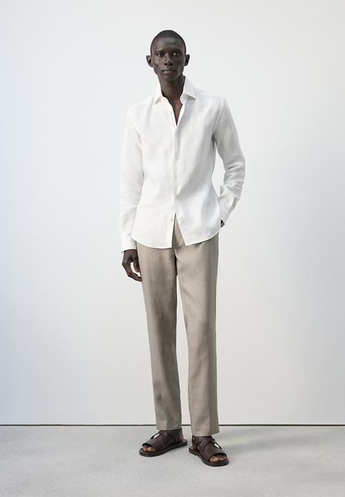 MANGO - Shirt Tucan - Whiite