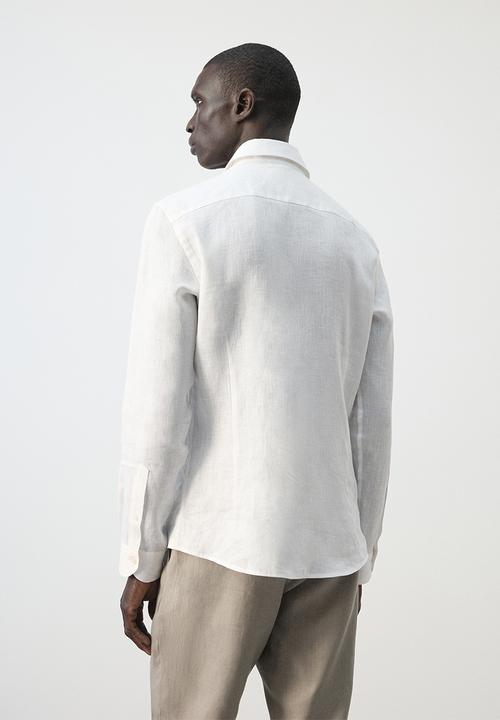 MANGO - Shirt Tucan - Whiite