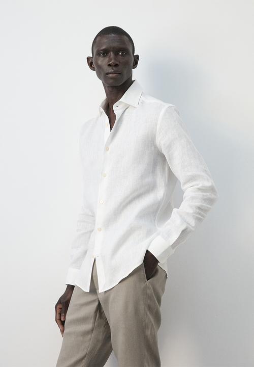 MANGO - Shirt Tucan - Whiite