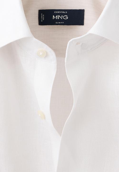 MANGO - Shirt Tucan - Whiite