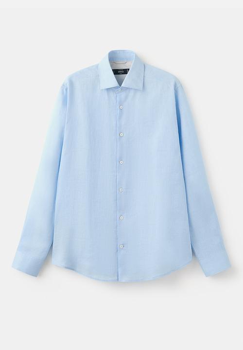 MANGO - Shirt Tucan - Sky Blue