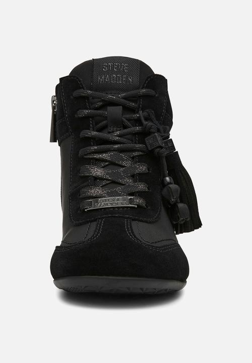 Steve Madden - Fathom sneaker - black sued