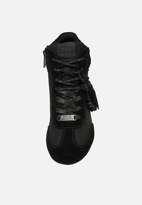 Steve Madden - Fathom sneaker - black sued