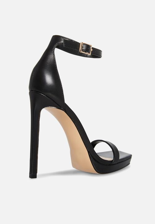 Steve Madden - Iridessa open toe ankle strap - black