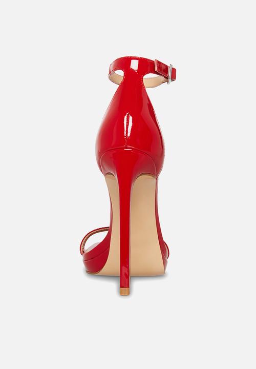 Steve Madden - Iridessa open toe ankle strap - red patent