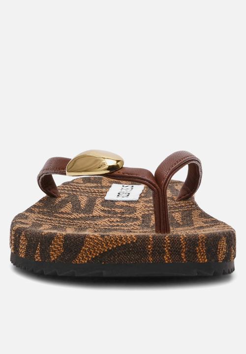 Steve Madden - Surfup thong - brn multi