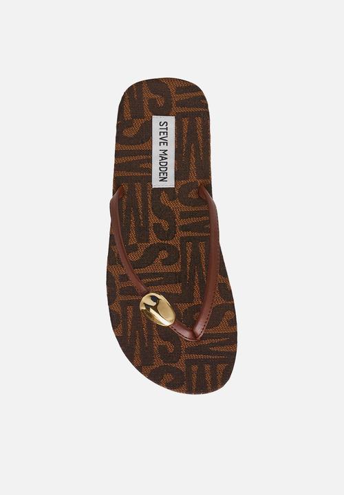 Steve Madden - Surfup thong - brn multi