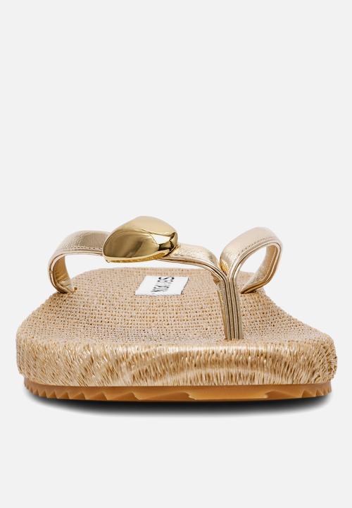 Steve Madden - Surfup thong - gold