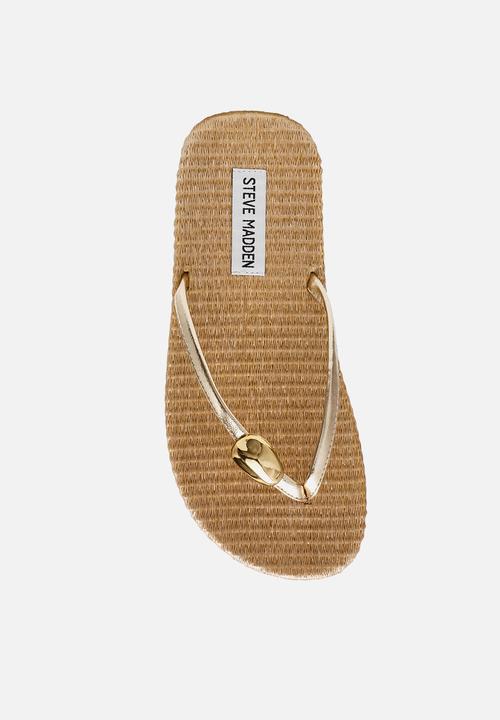 Steve Madden - Surfup thong - gold