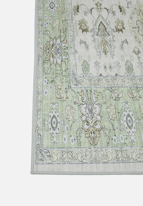 Sixth Floor - Nara Vintage Antique Runner - Sage