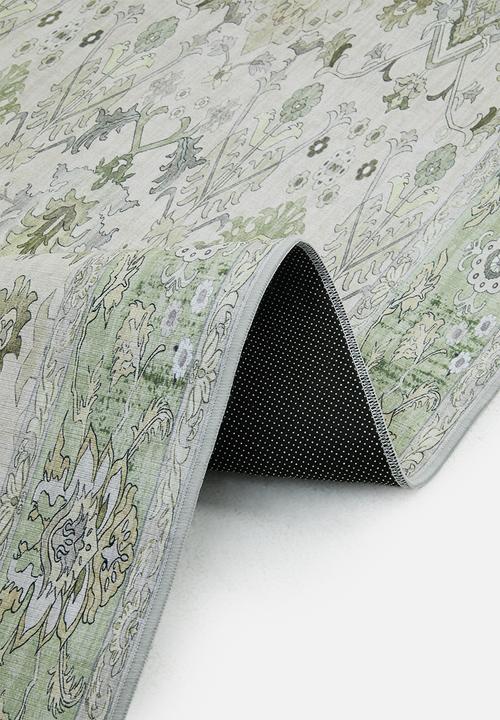 Sixth Floor - Nara Vintage Antique Runner - Sage