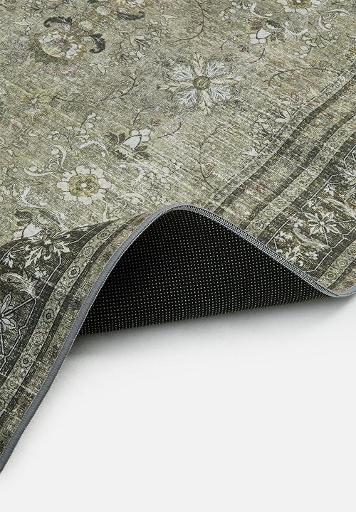 Sixth Floor - Vida Floral Rug Olive